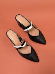 Sancia Mules Midnight Black