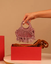 Lumi Knot Mini Bag Pink