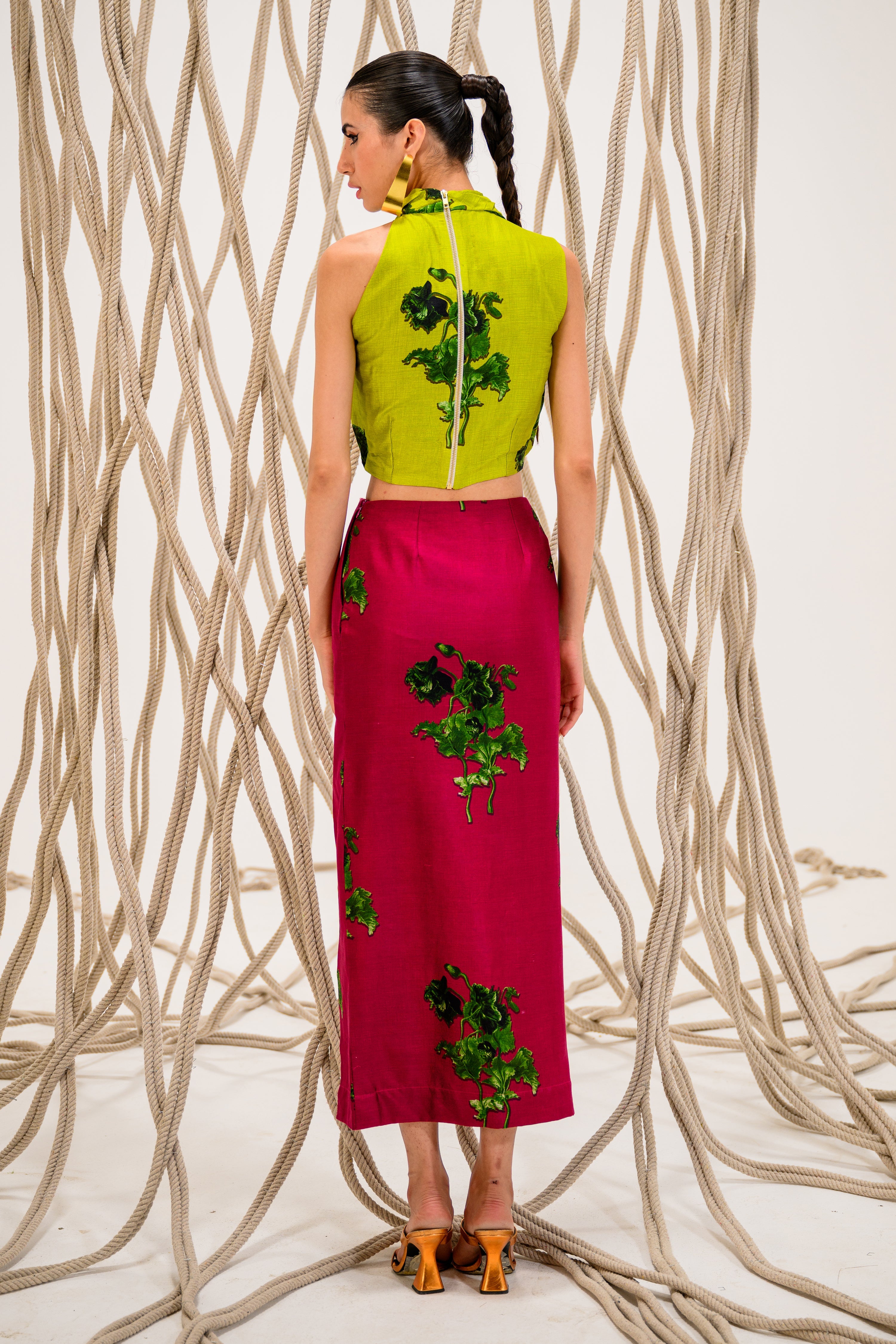 Passion Rouge Skirt Set