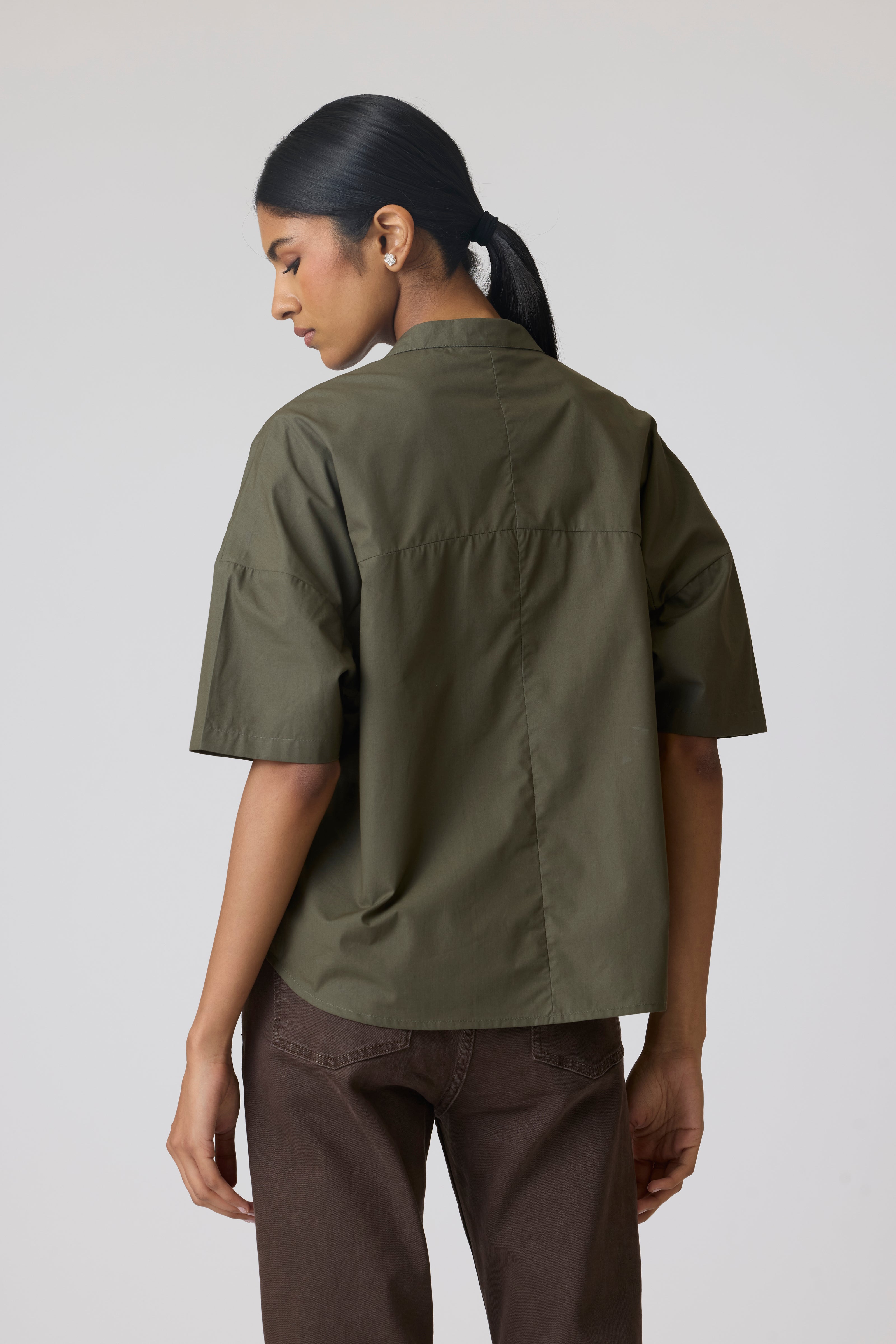 Zoe Military Green Shirt