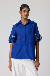 Chriselle Cosmic Blue Shirt
