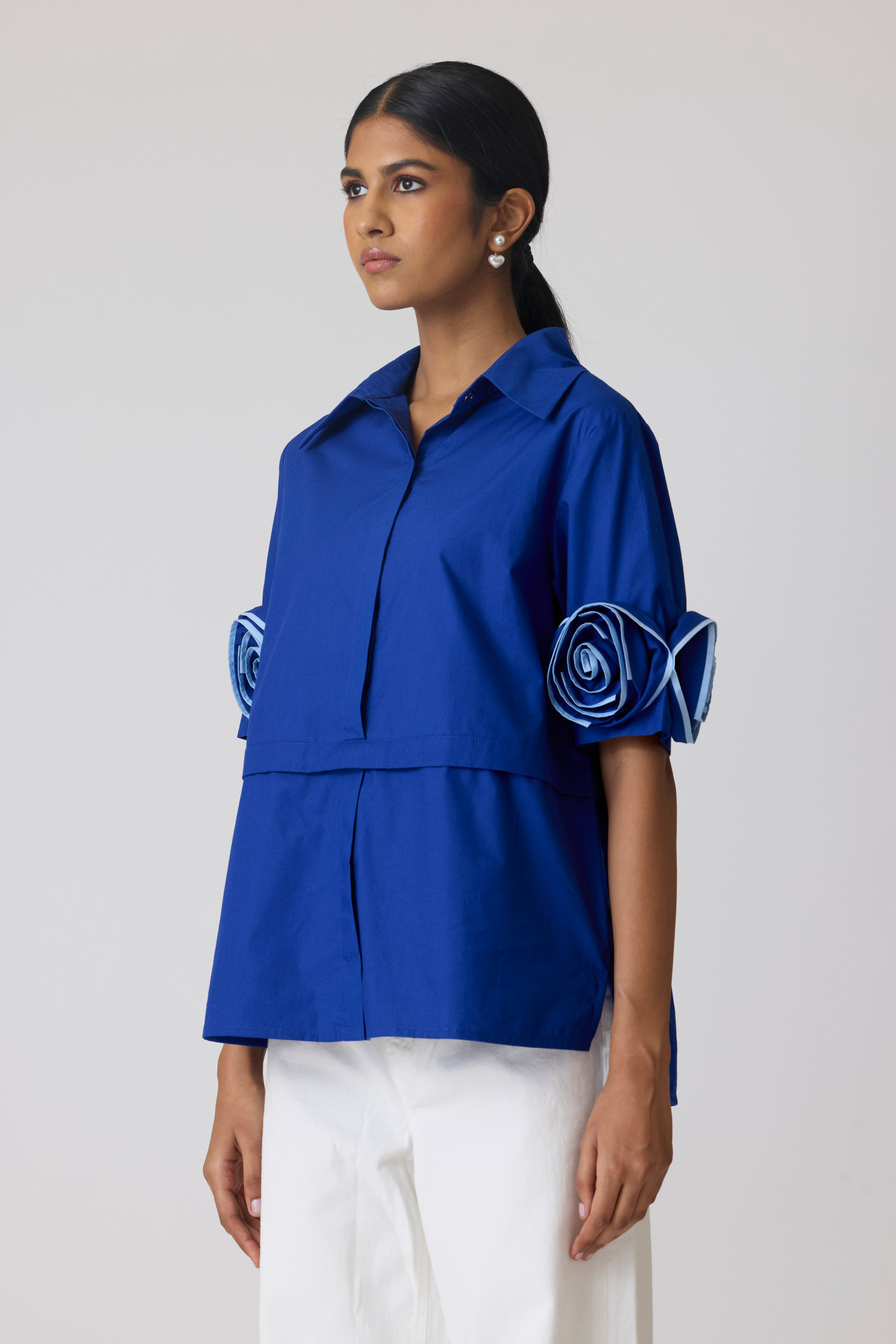 Chriselle Cosmic Blue Shirt