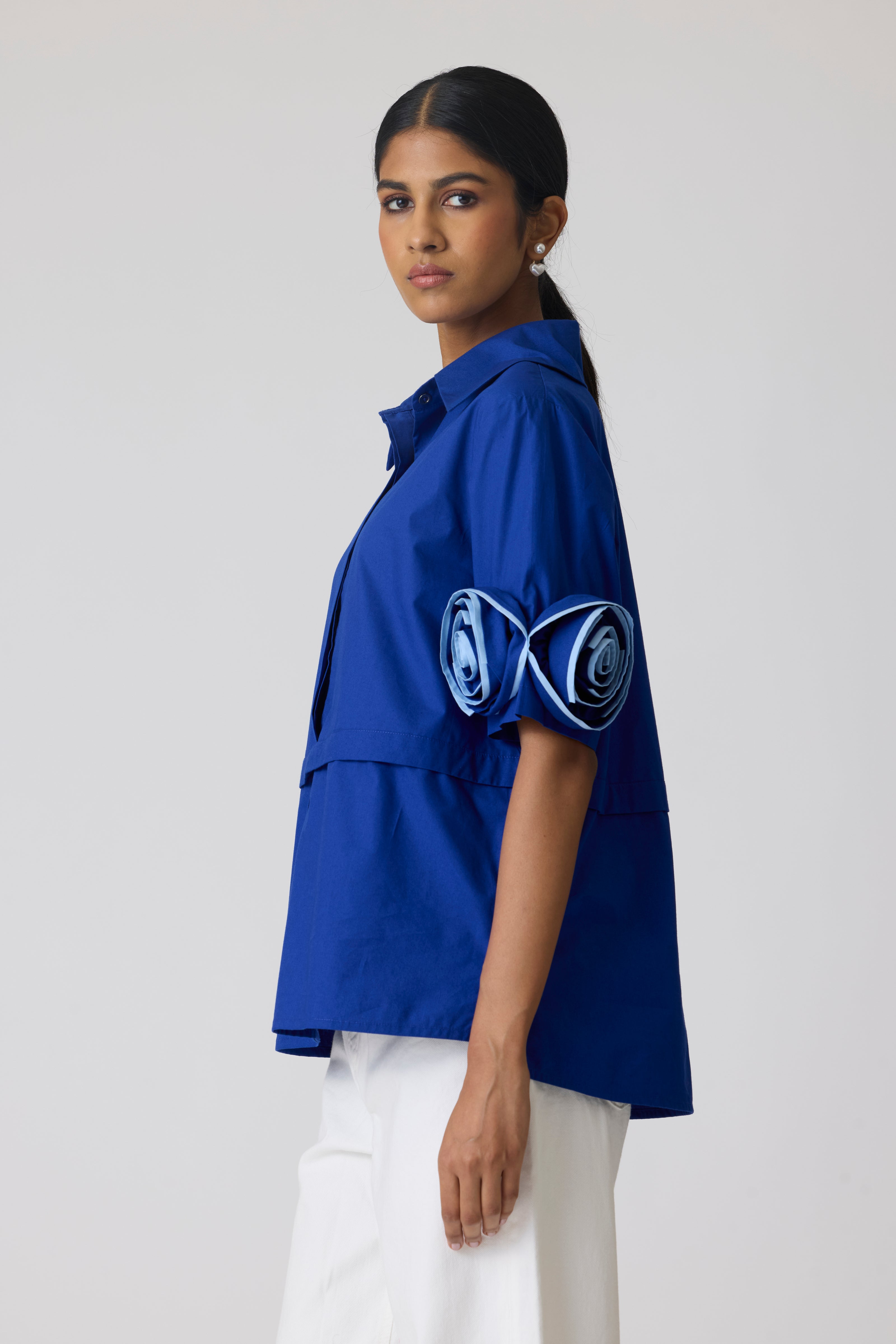 Chriselle Cosmic Blue Shirt