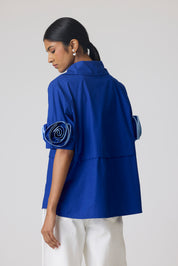 Chriselle Cosmic Blue Shirt