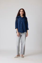 Jules Applique Midnight Navy Shirt