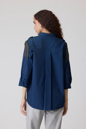 Jules Applique Midnight Navy Shirt