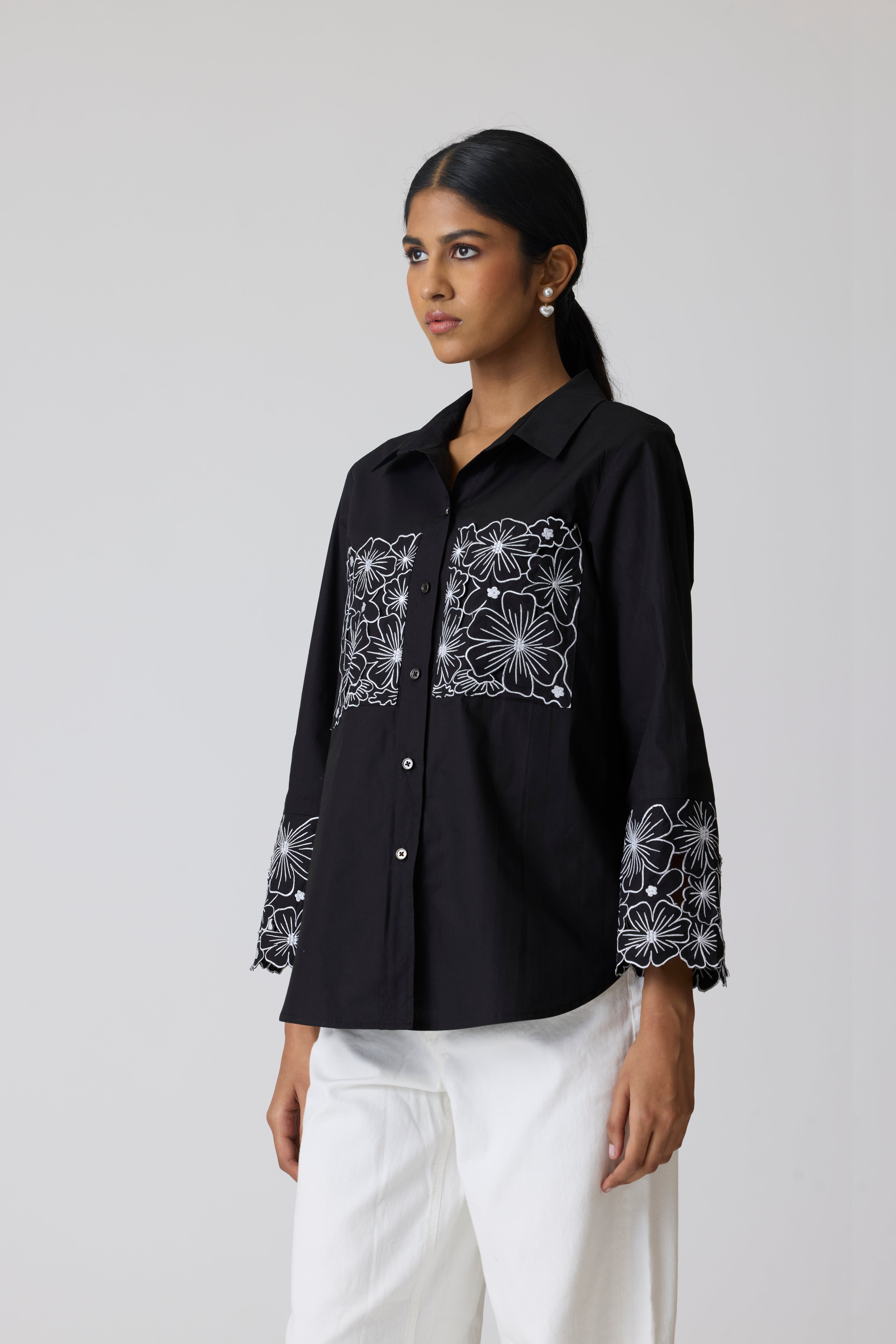 Alora Black Shirt