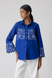 Alora Cosmic Blue Shirt