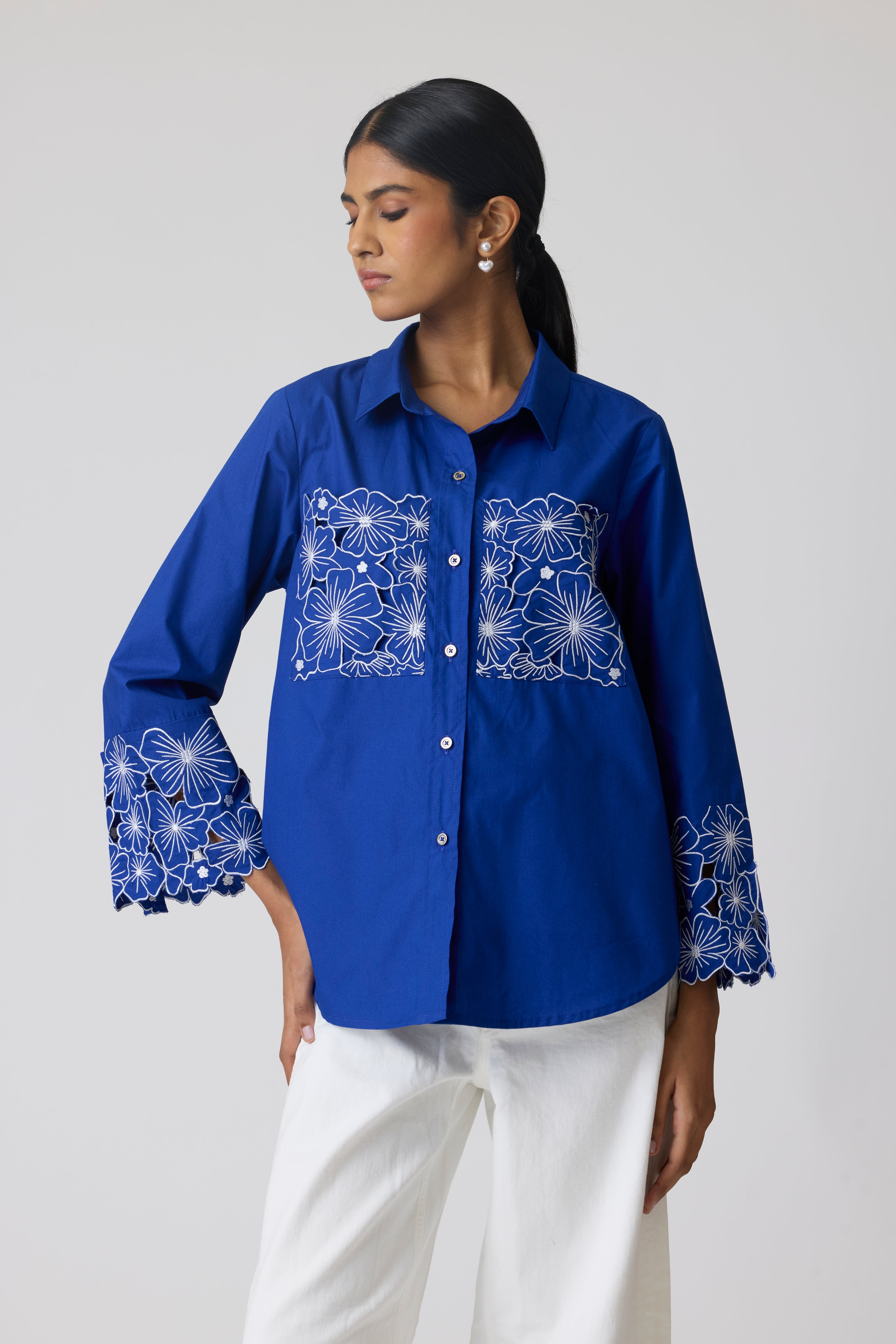 Alora Cosmic Blue Shirt