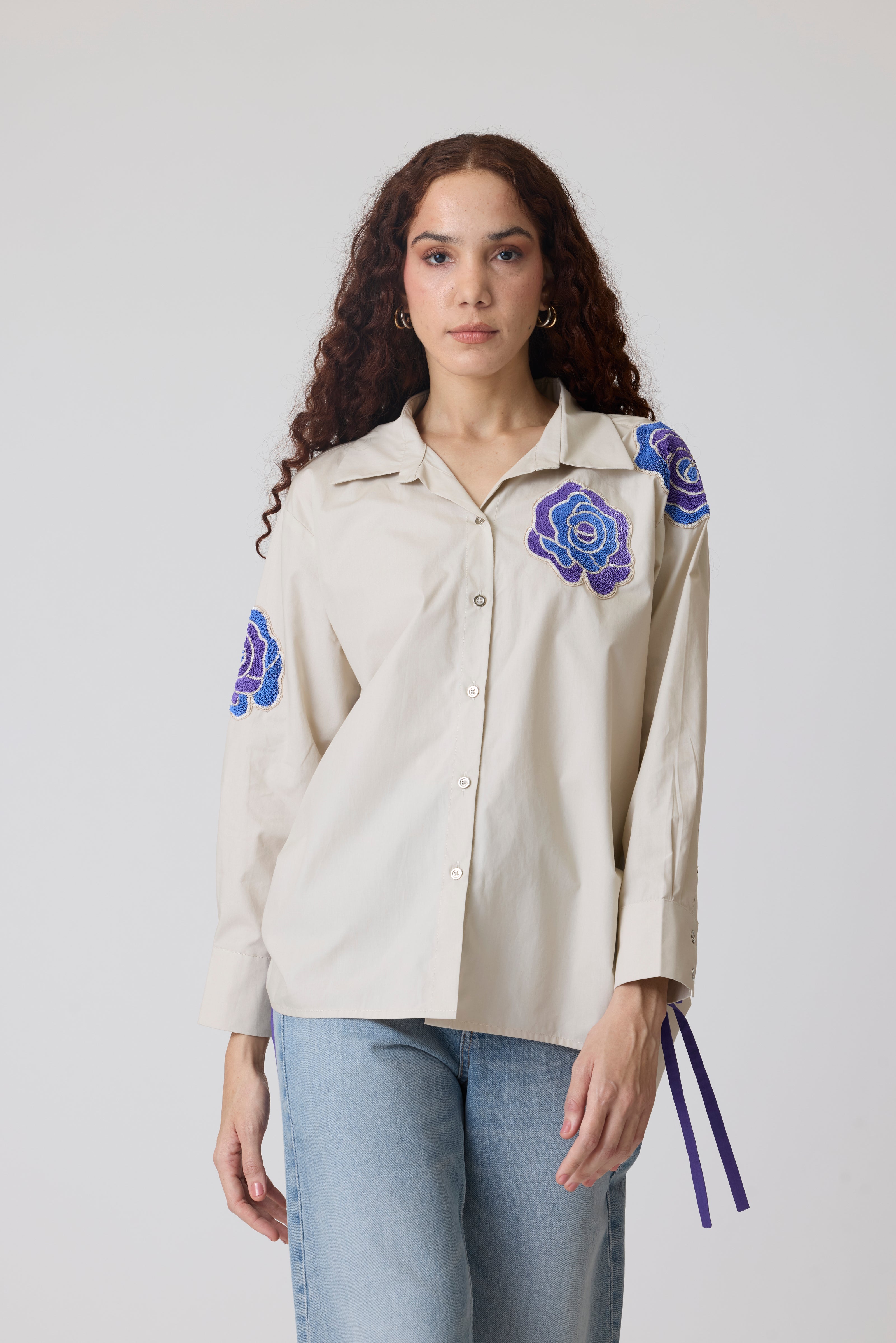 Eva Applique Summer Sand Shirt