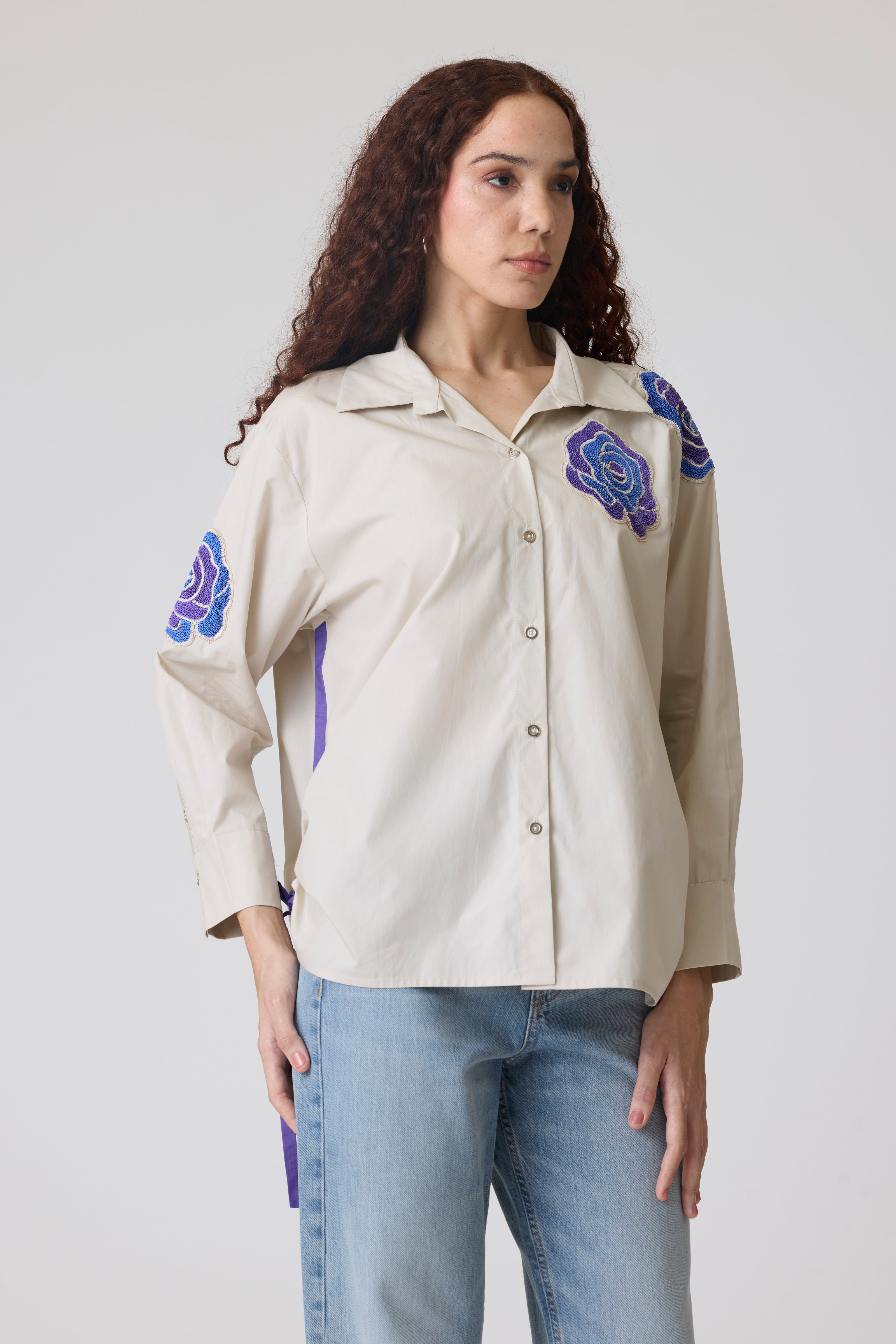 Eva Applique Summer Sand Shirt
