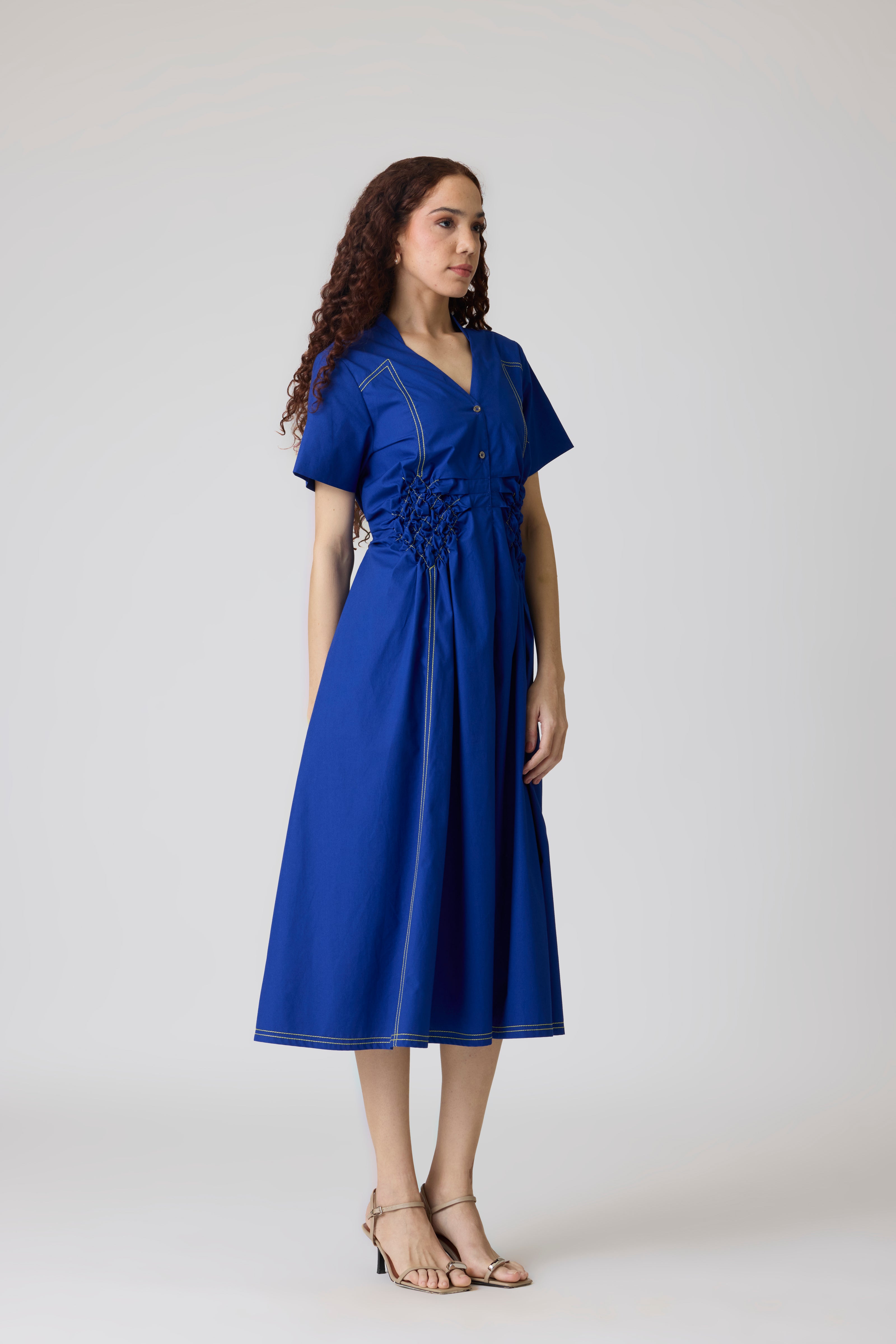 Maxine Cosmic Blue Dress