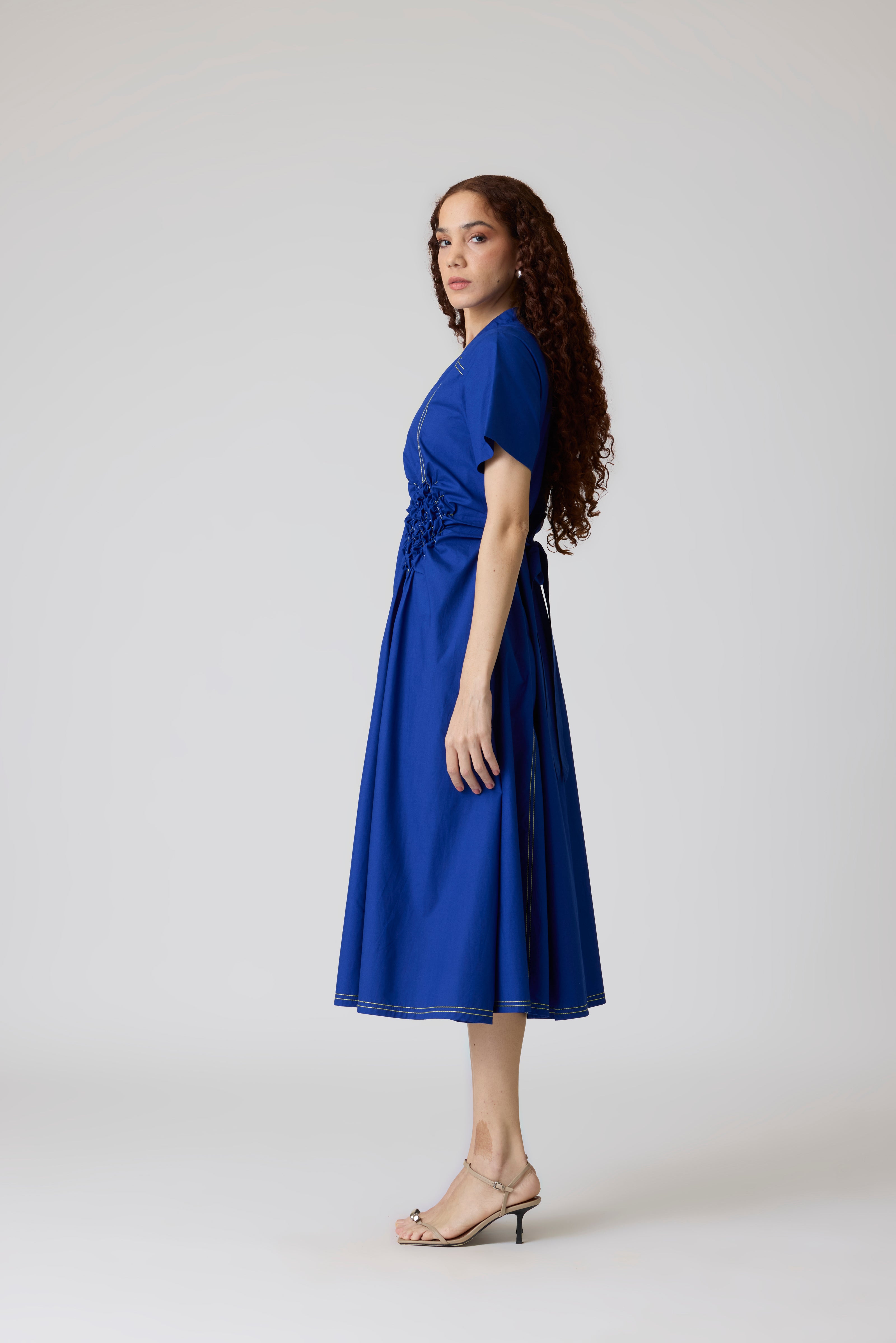 Maxine Cosmic Blue Dress