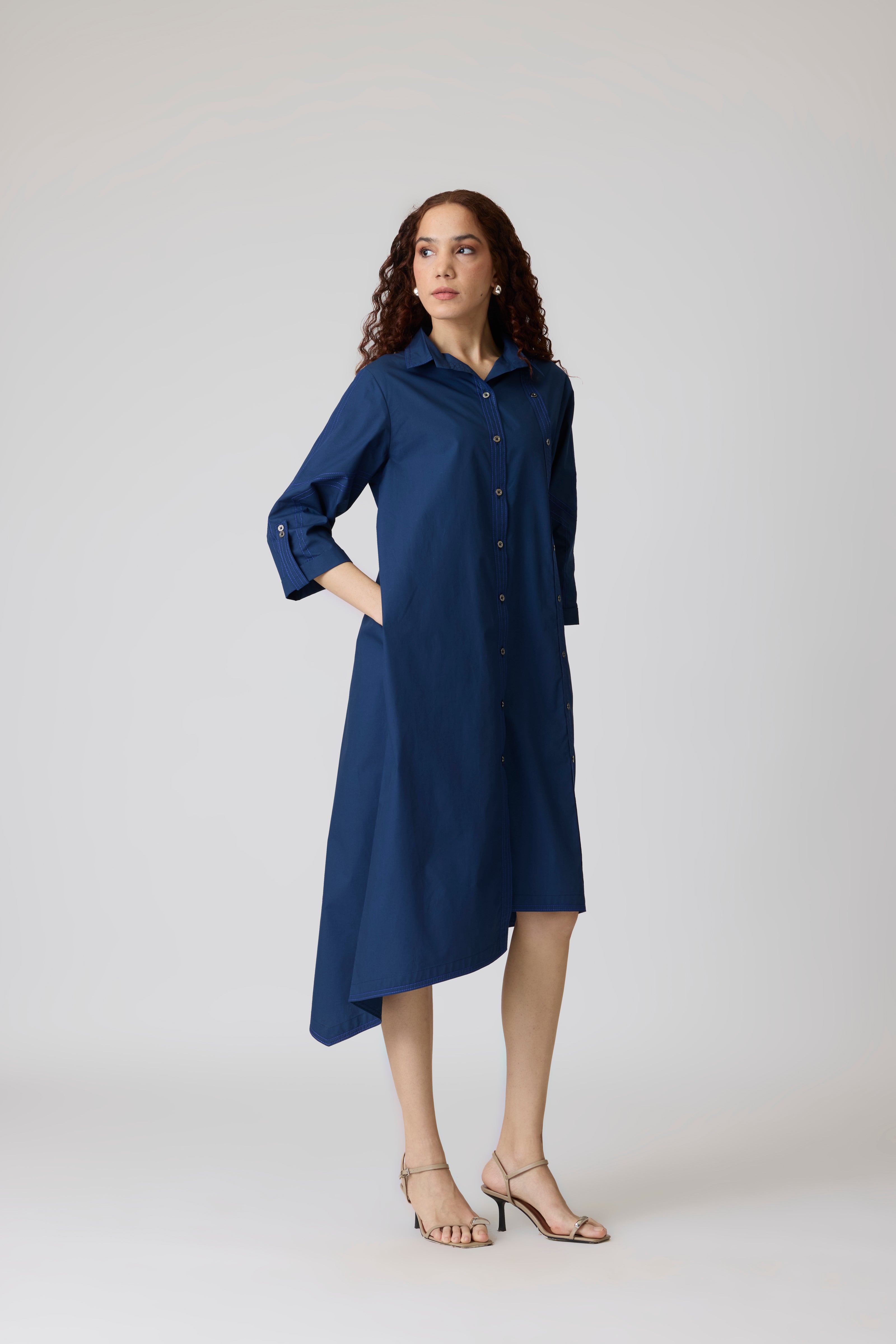 Adele Midnight Navy Dress