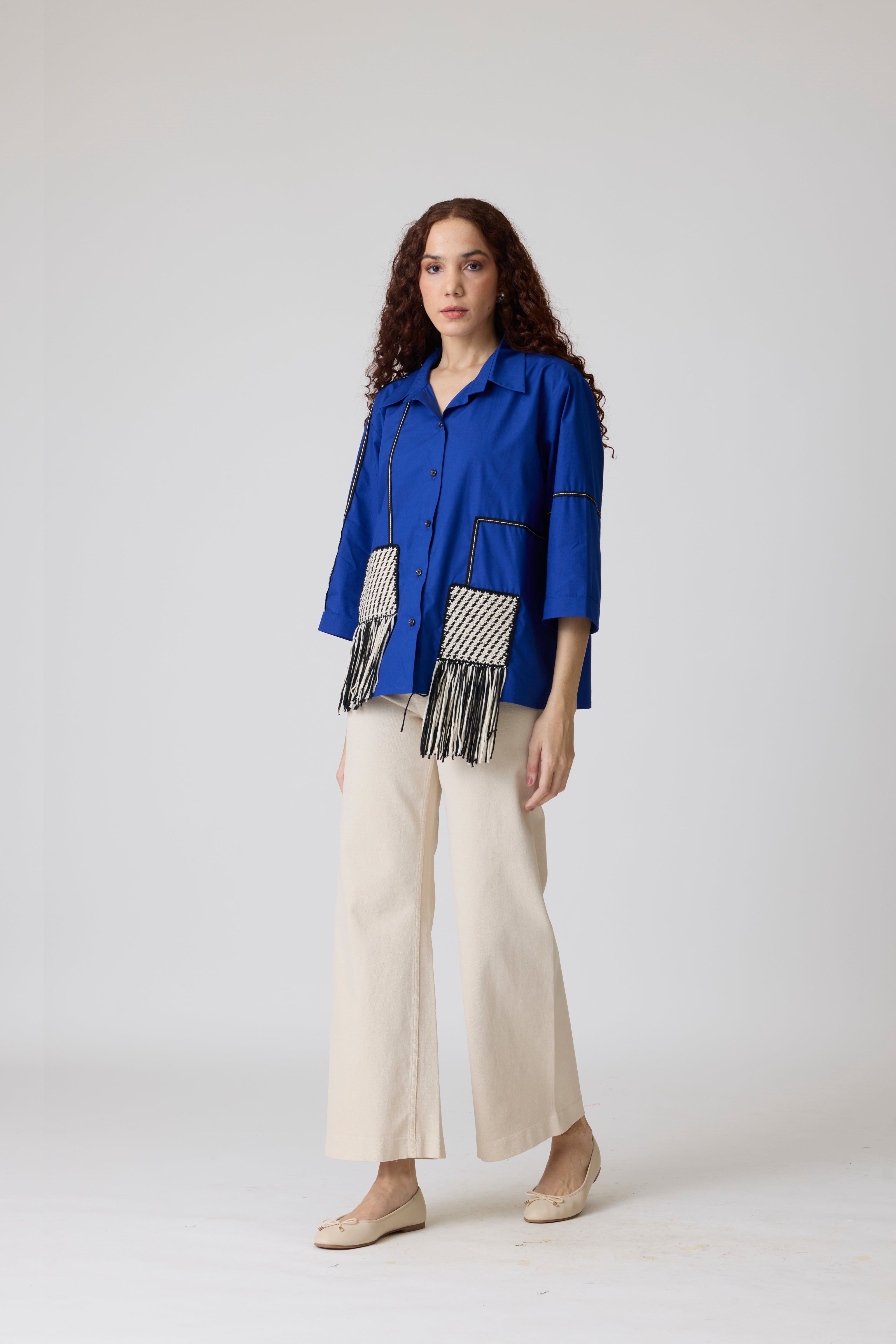 Betsy Cosmic Blue Shirt