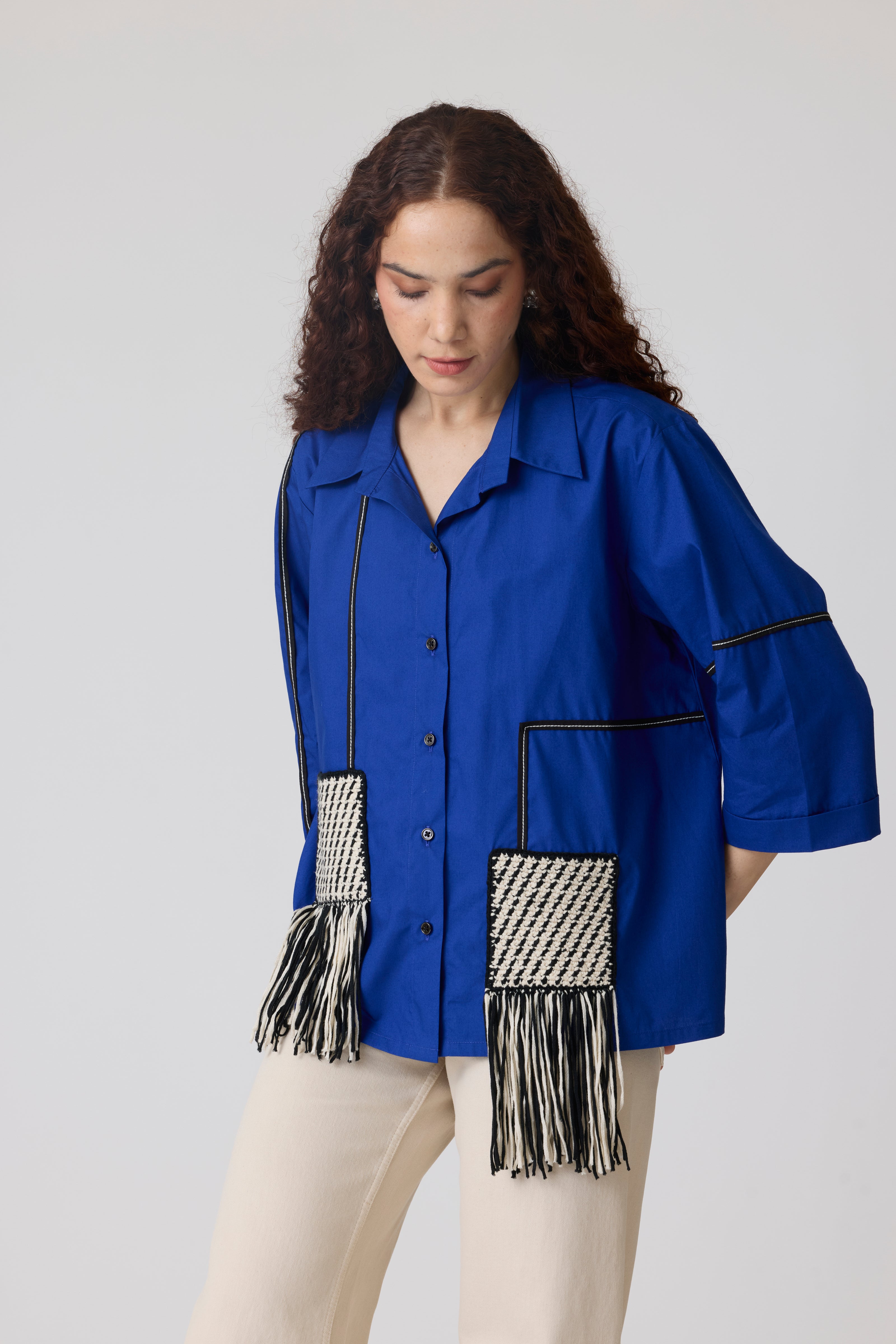 Betsy Cosmic Blue Shirt