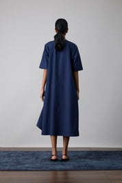 Audrey Applique Midnight Navy Dress