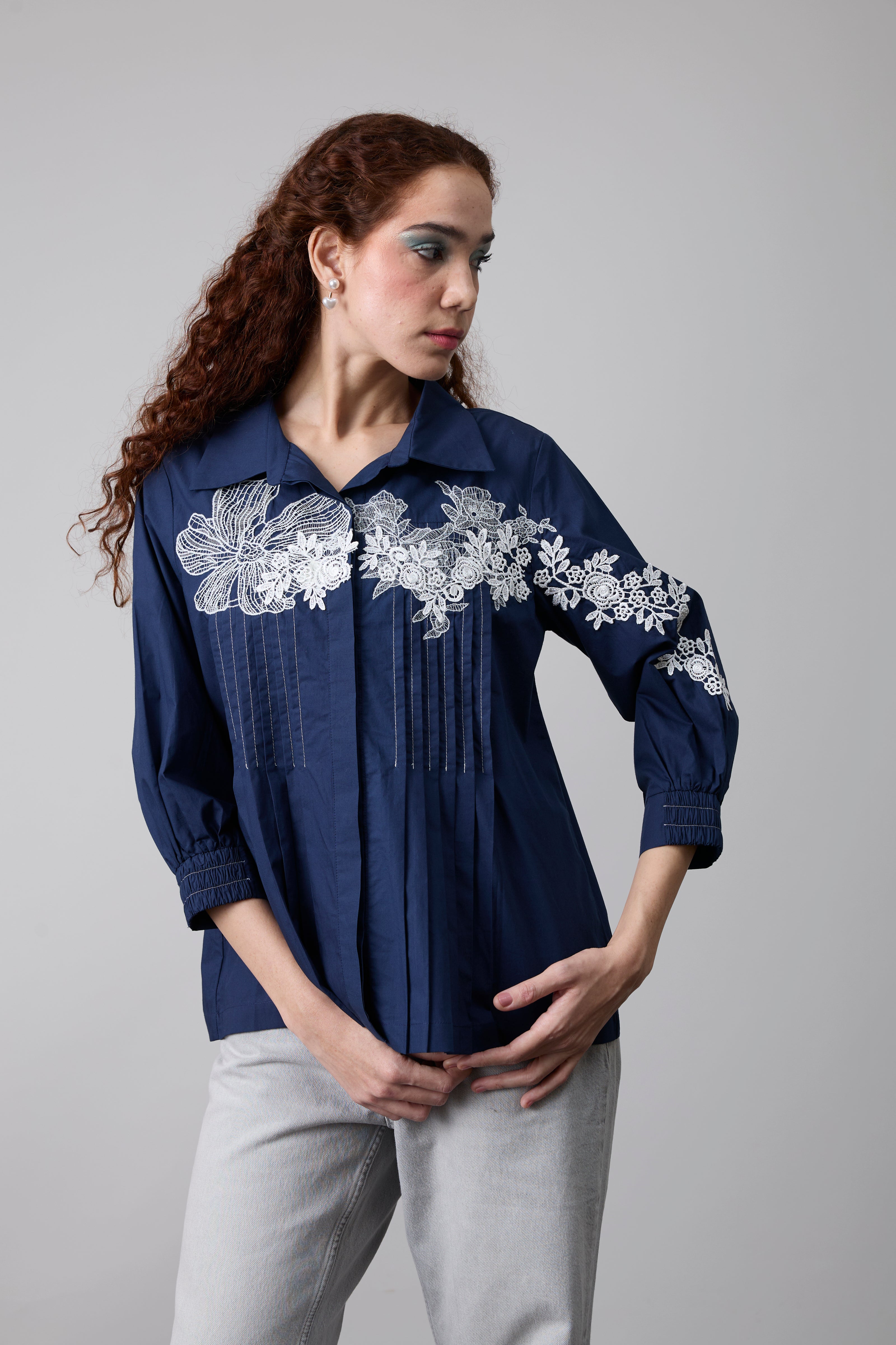 Esme Midnight Navy Shirt