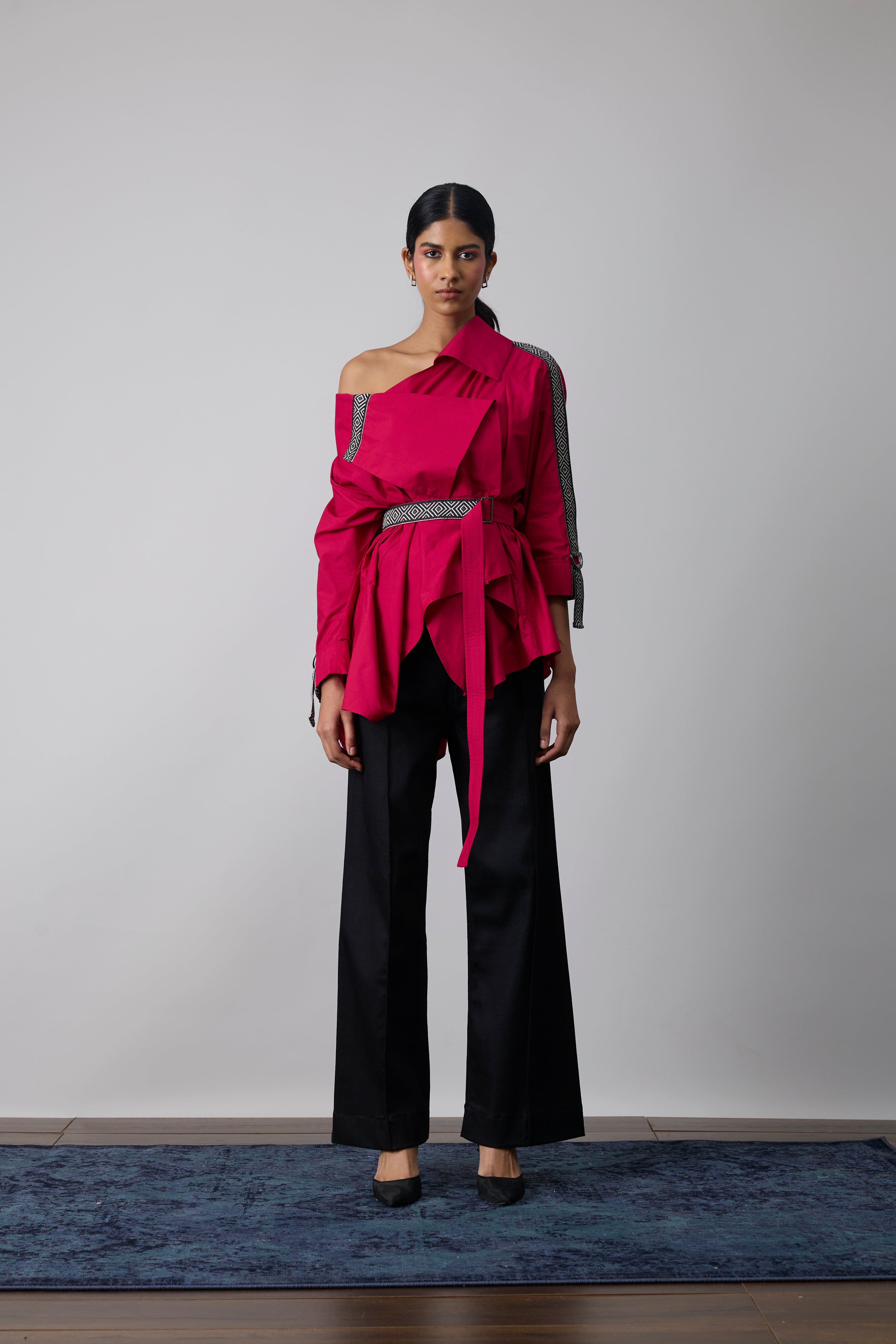 Ayaka Magenta Rose Shirt