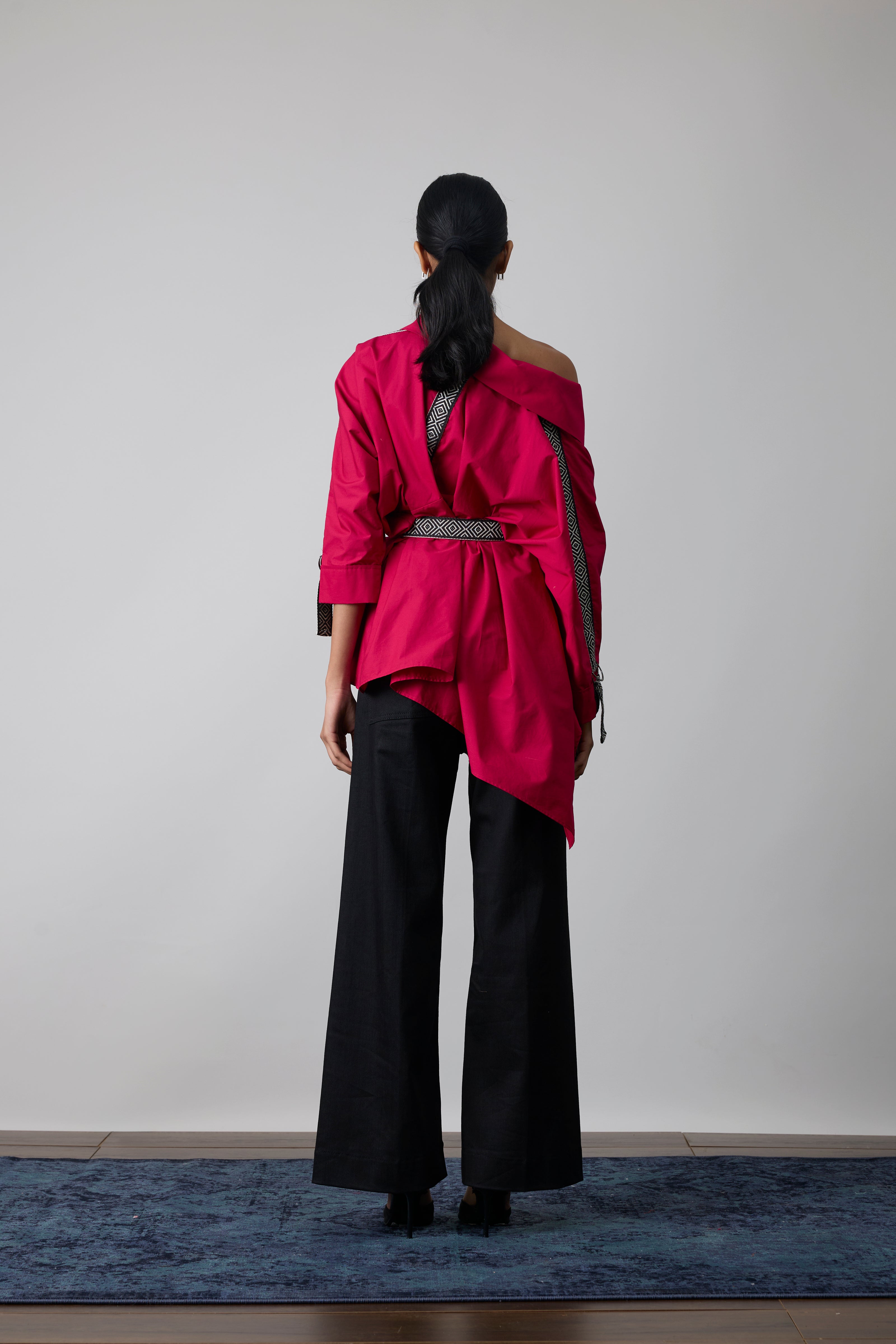 Ayaka Magenta Rose Shirt