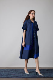 Isla Applique Midnight Navy Dress
