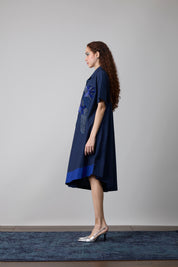 Isla Applique Midnight Navy Dress