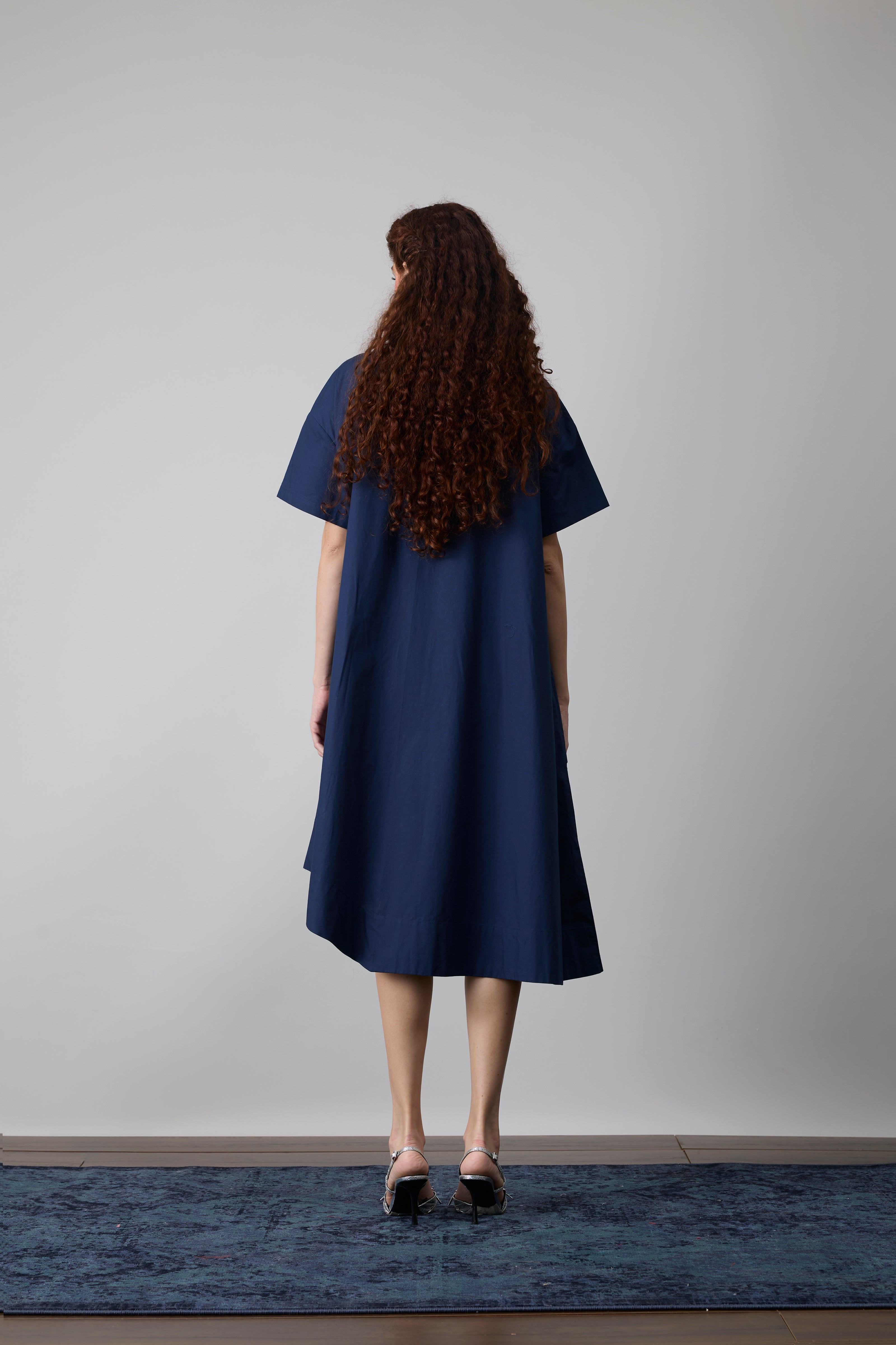 Isla Applique Midnight Navy Dress