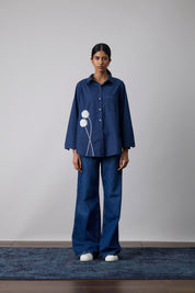 Sven Applique Midnight Navy Shirt