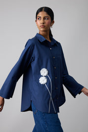 Sven Applique Midnight Navy Shirt