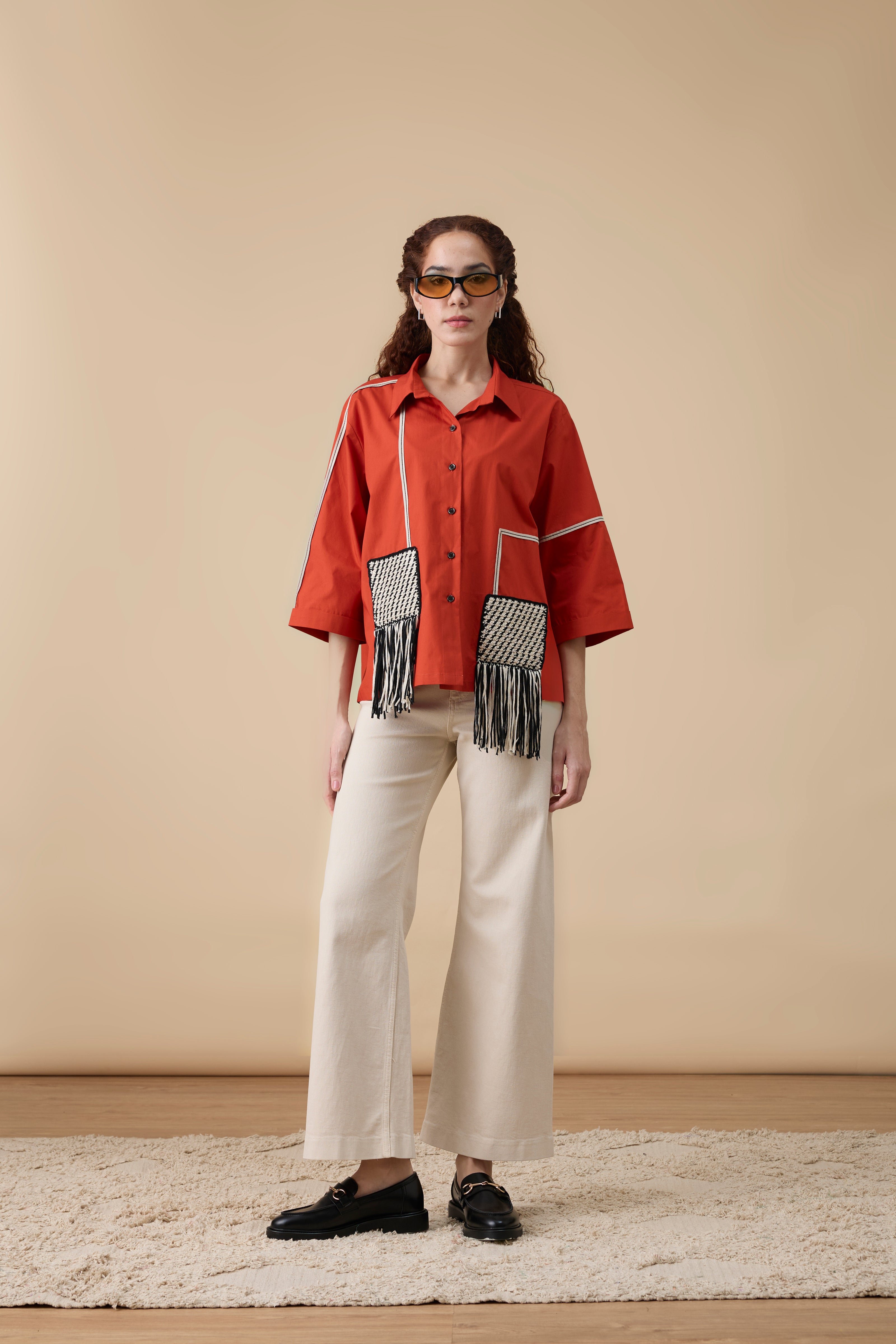 Betsy Burnt Orange Shirt