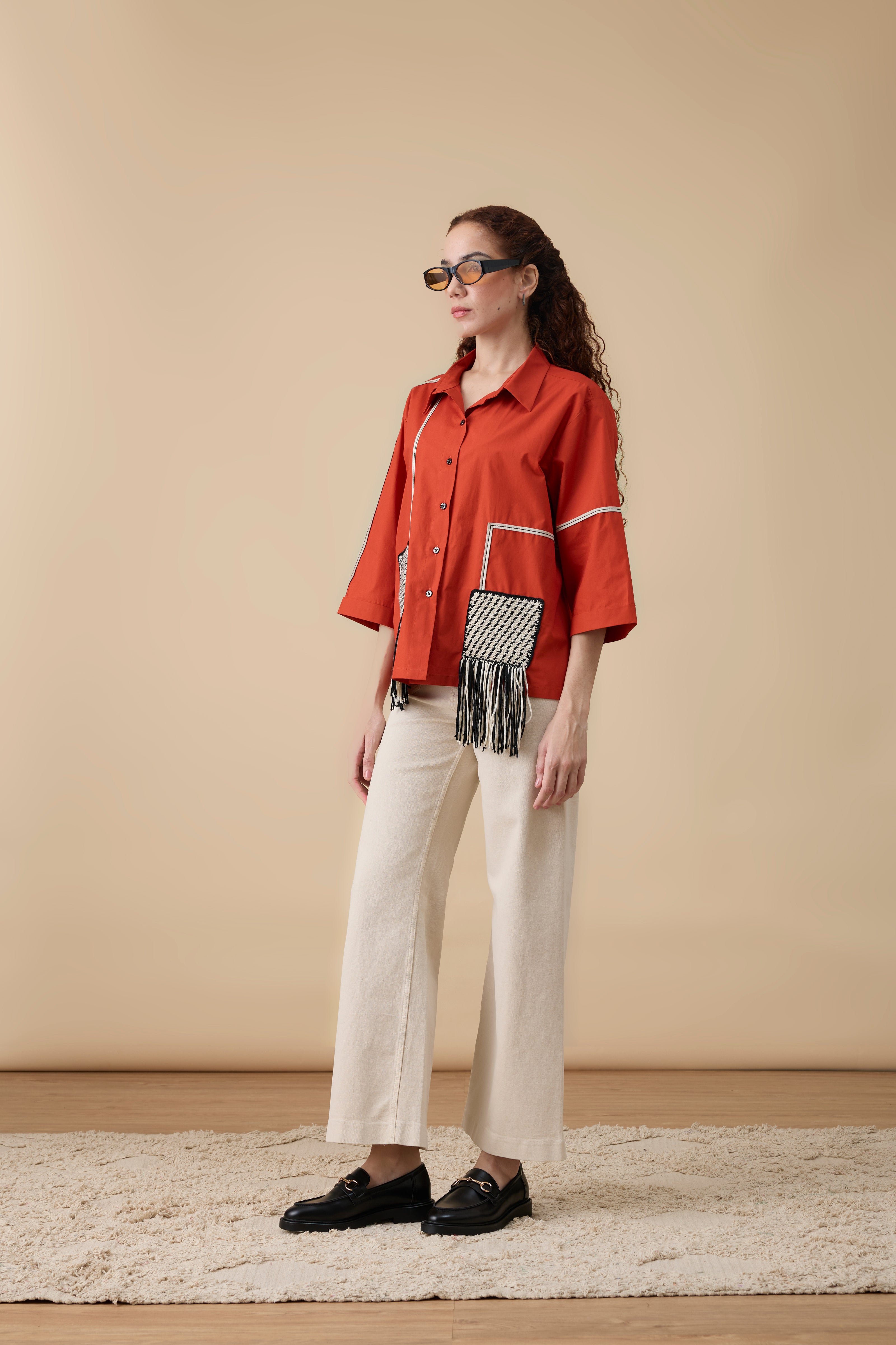 Betsy Burnt Orange Shirt