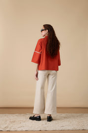 Betsy Burnt Orange Shirt
