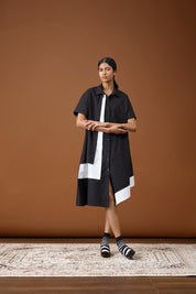 Isla Black & White Dress