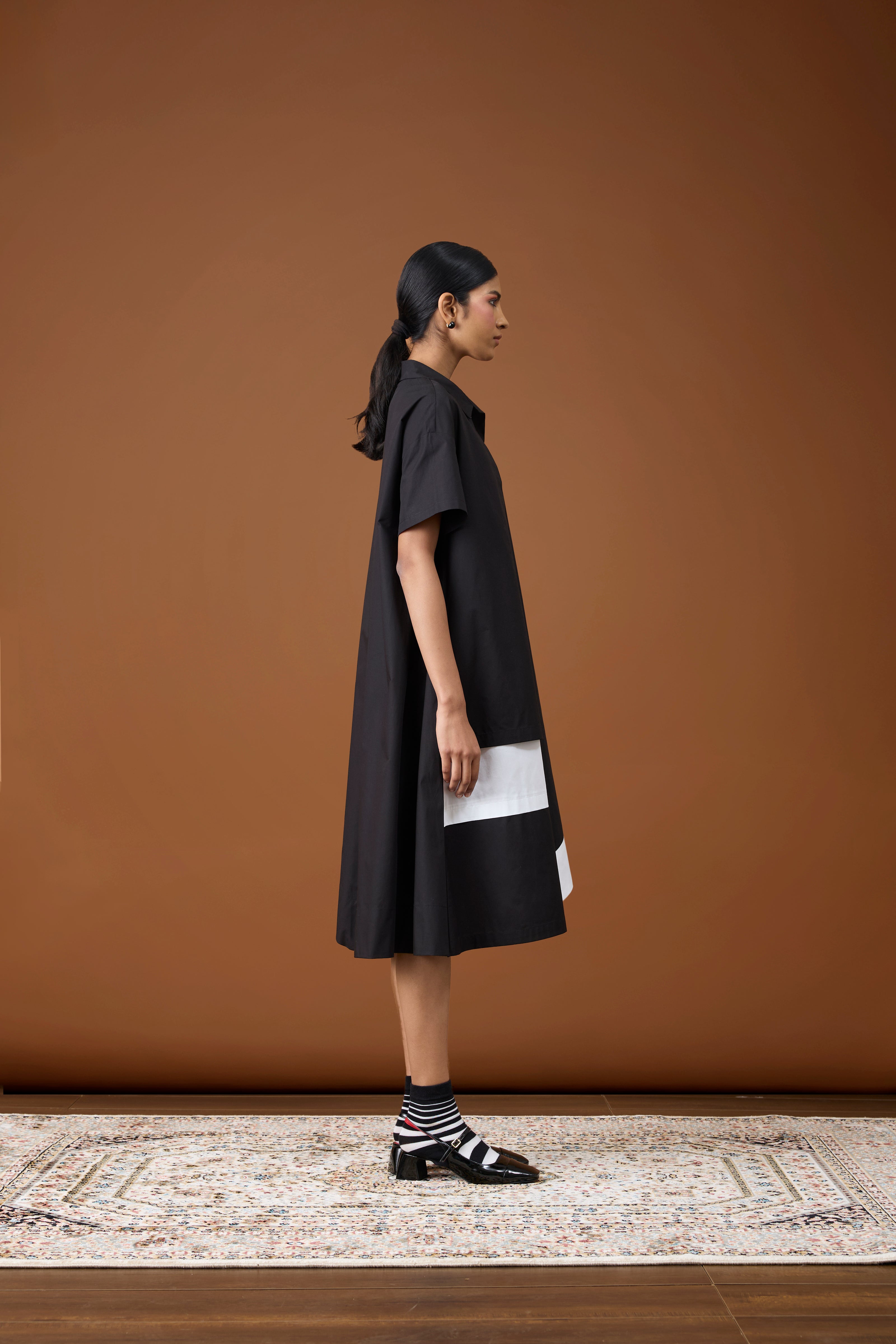 Isla Black & White Dress