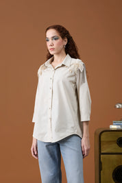 Jules Applique Summer Sand Shirt