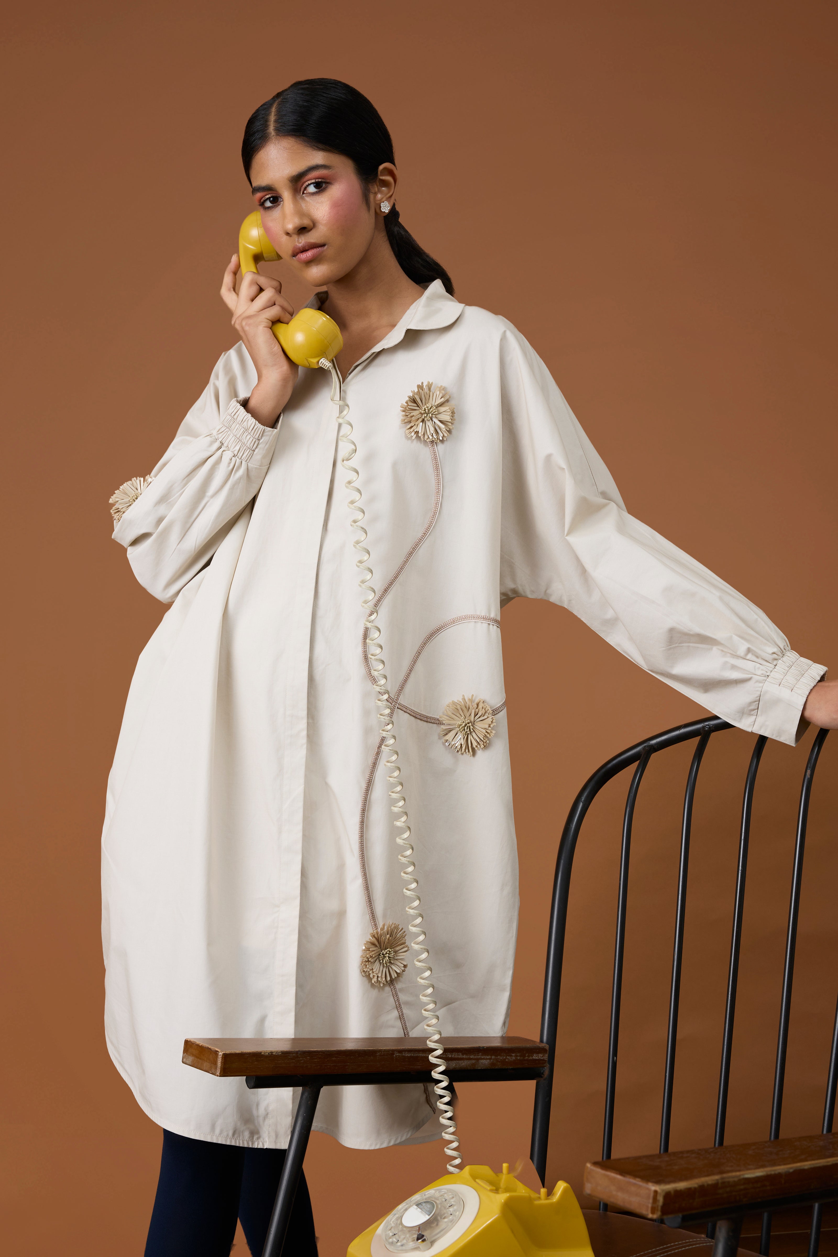 Gemma Applique Summer Sand Dress