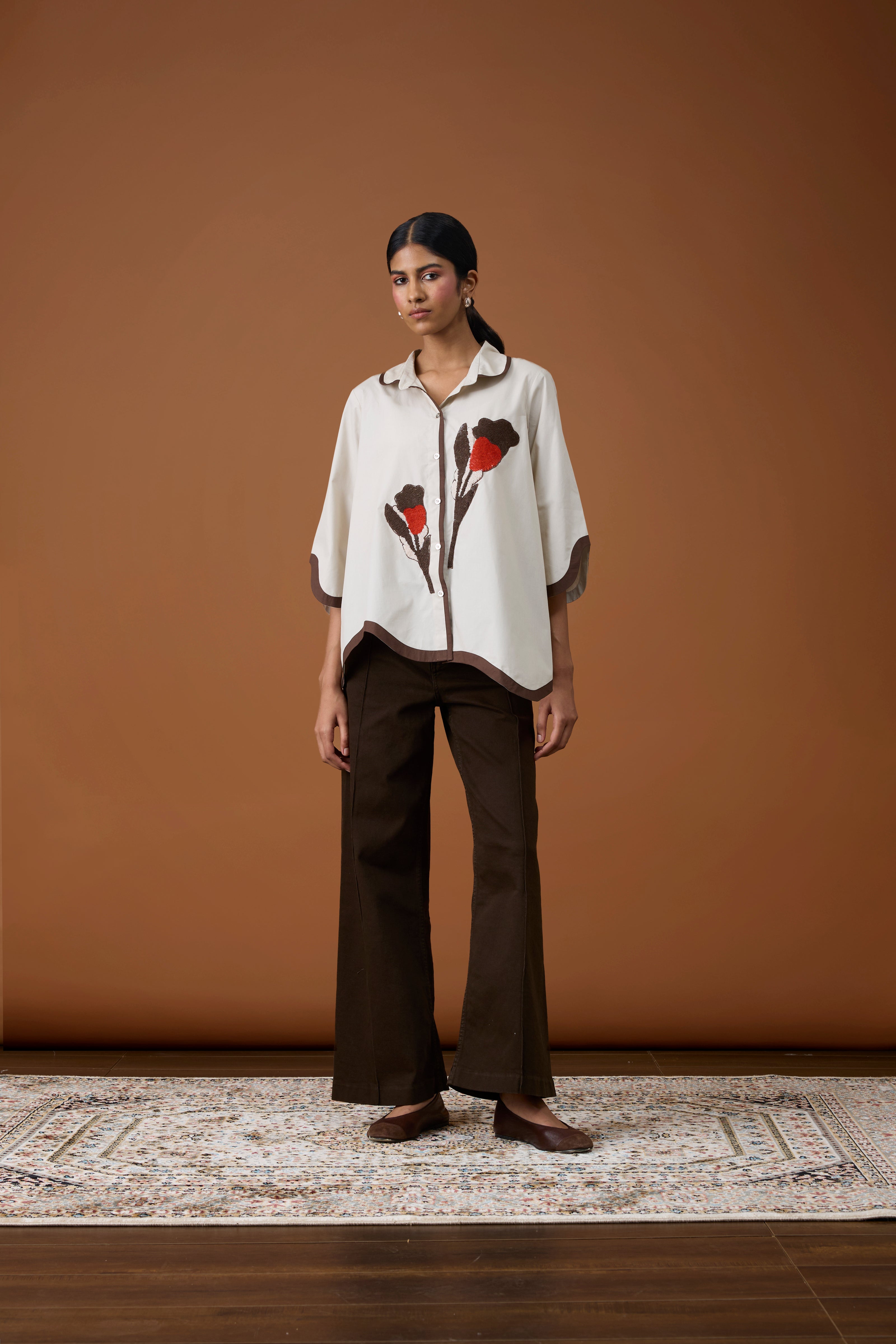 Liam Applique Summer Sand Shirt