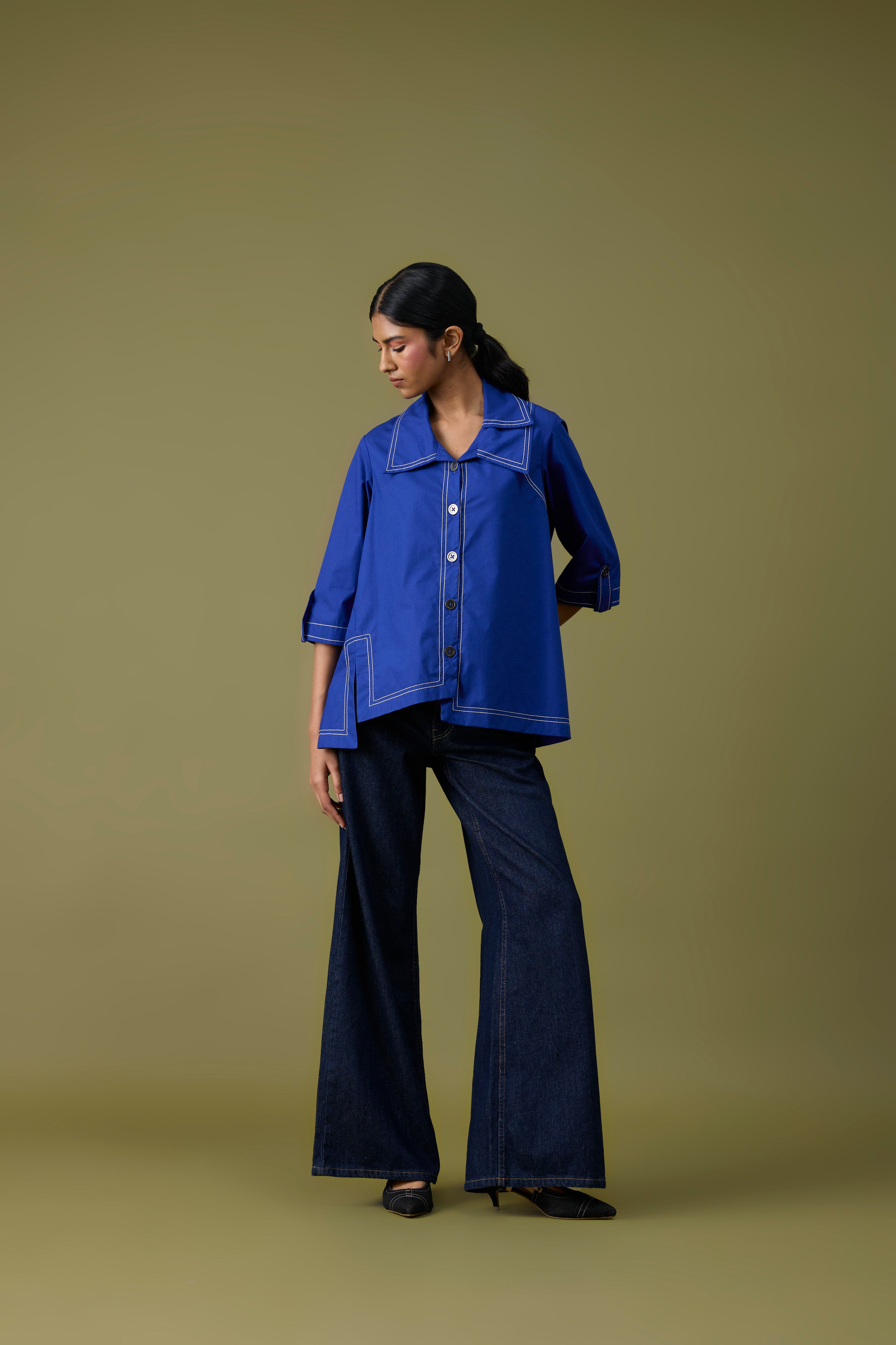 Atlas Cosmic Blue Shirt