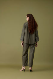 Alora Military Green Shirt