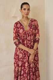Laya Three Piece Set With Dupatta