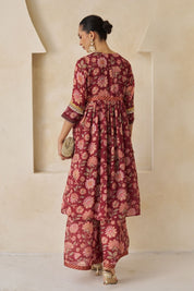 Laya Three Piece Set With Dupatta