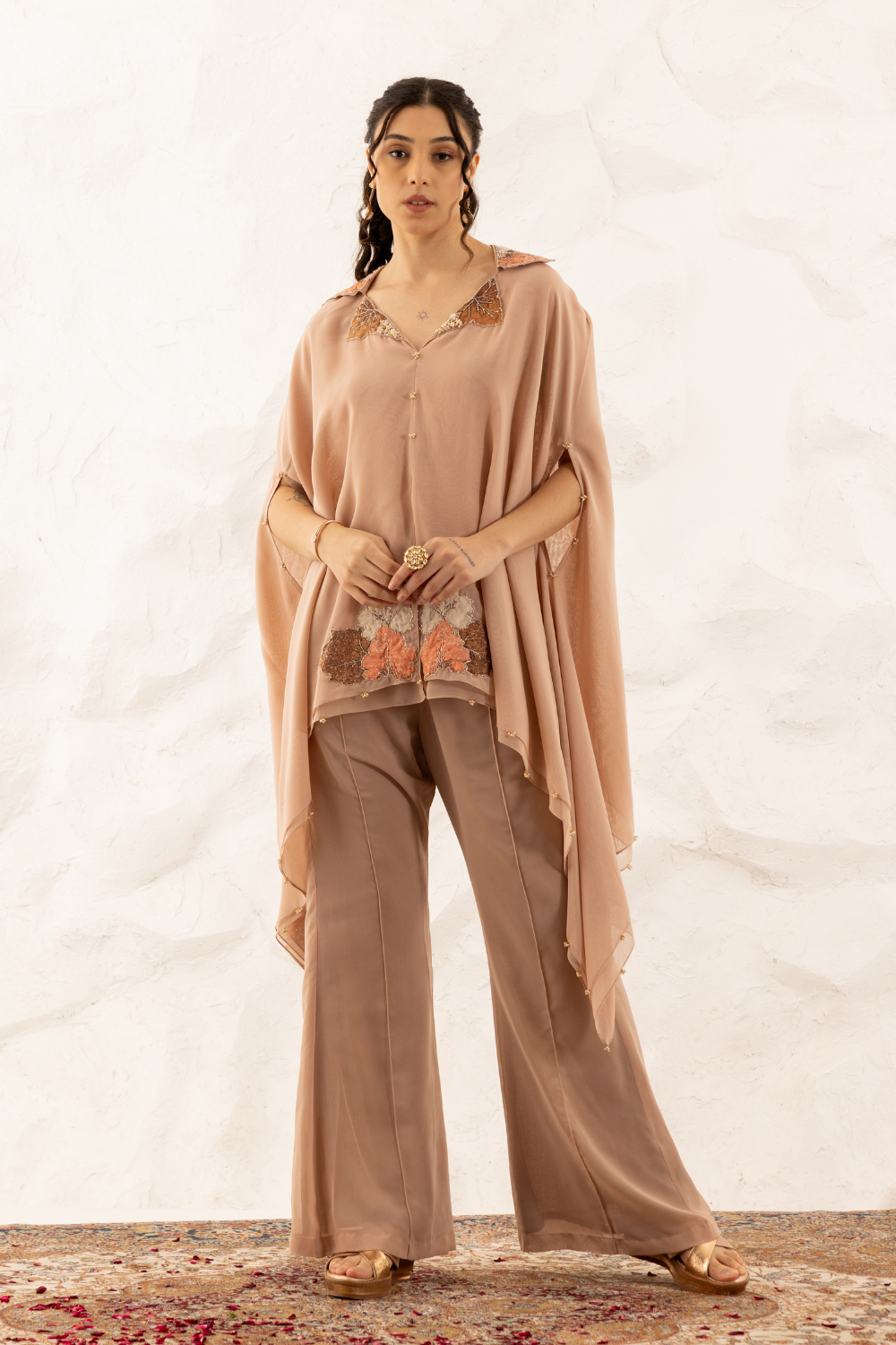 Avni Nude Colour Co-ord Set