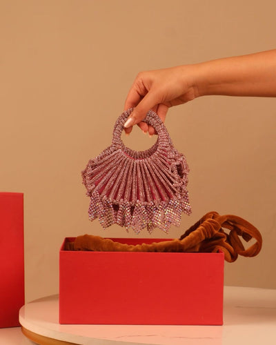 Lumi Knot Mini Bag Pink