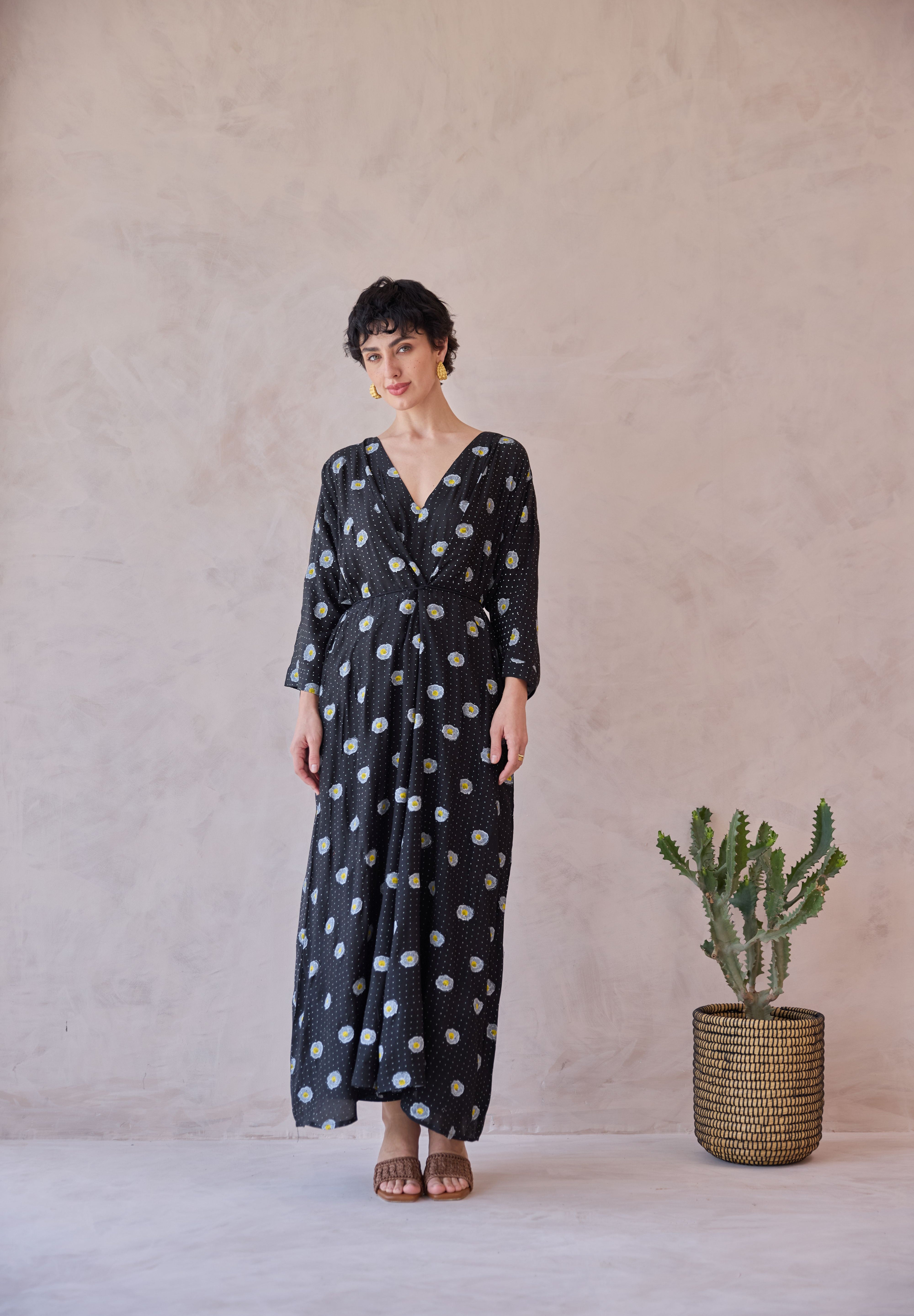 Daisy Drift Kaftan Dress