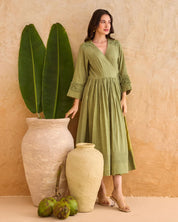Olive Fern Dress