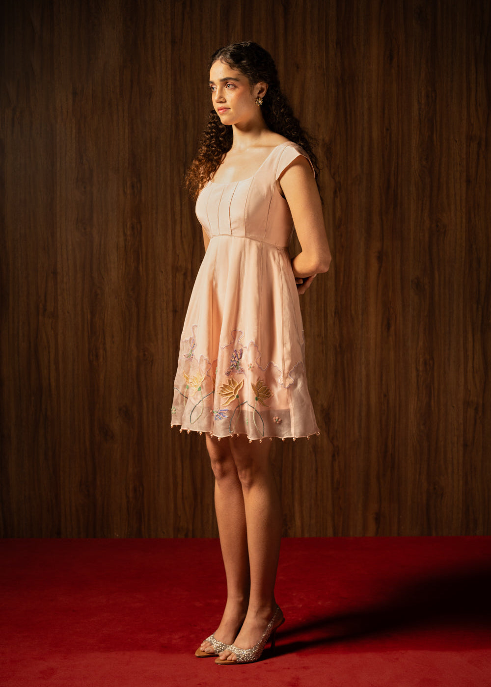Misty rose short dress image 0