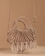Lumi Knot Mini Bag Silver