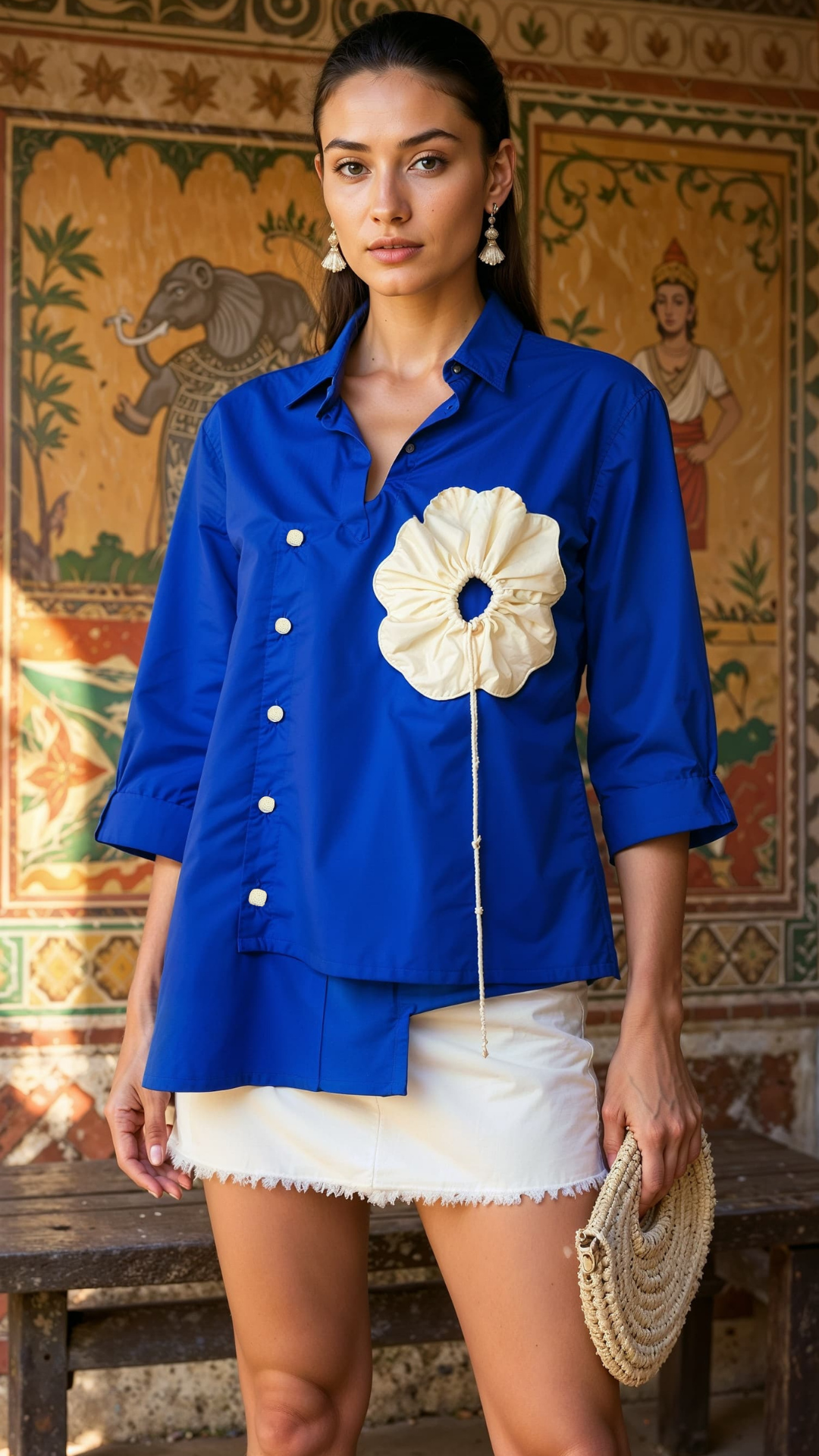 Indigo Bloom Shirt