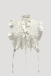 Phoenix Mashru Bib In Ivory