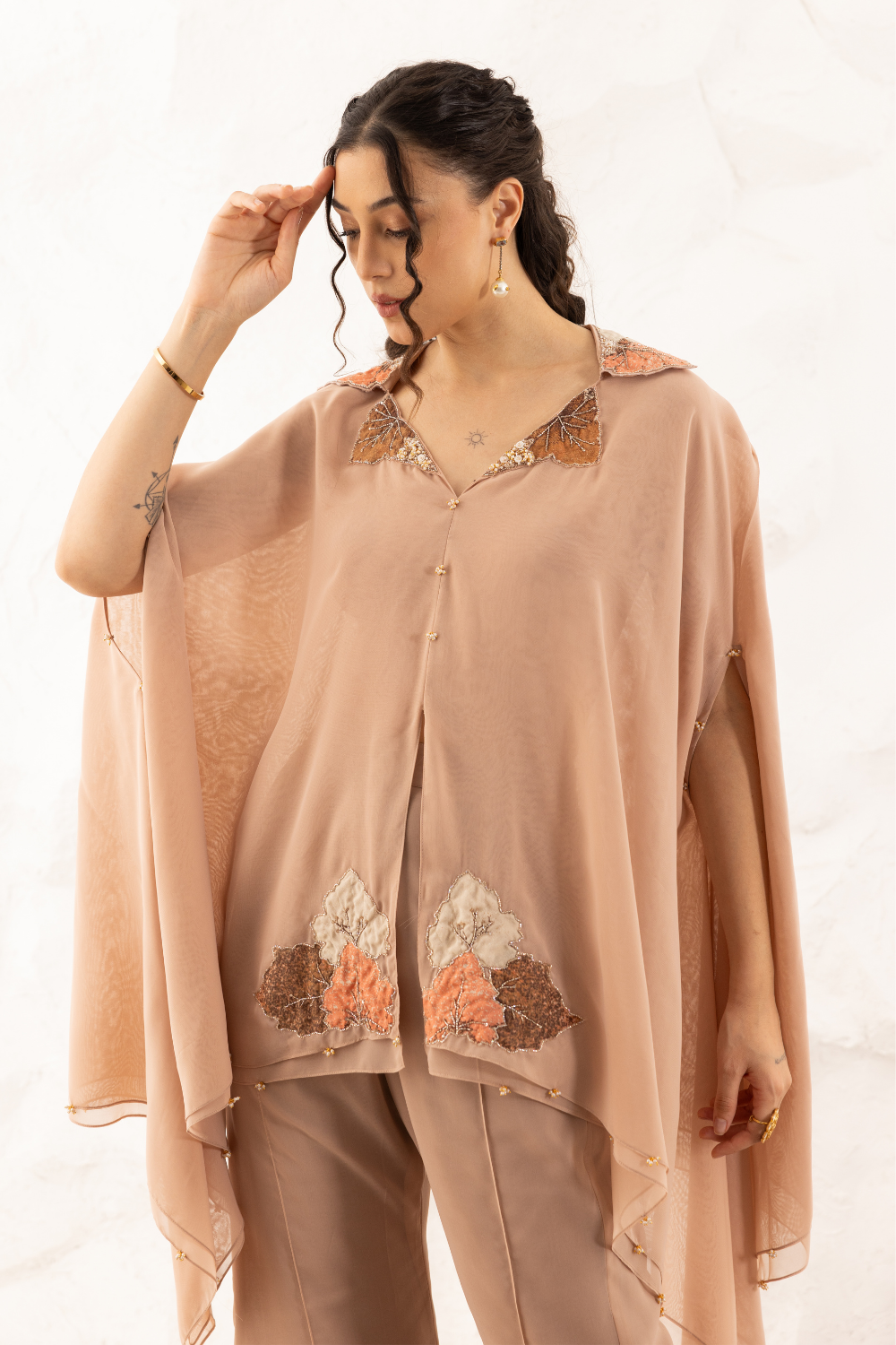 Avni Nude Colour Co-ord Set